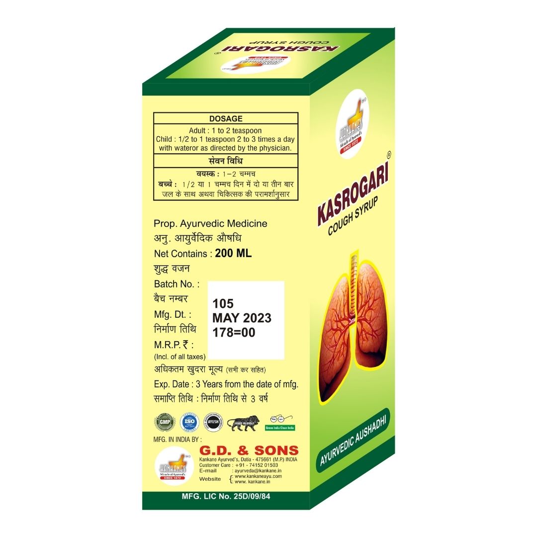 KANKANE's Kasrogari Cough Syrup